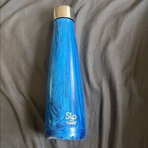 S'well Blue and White Water Bottle